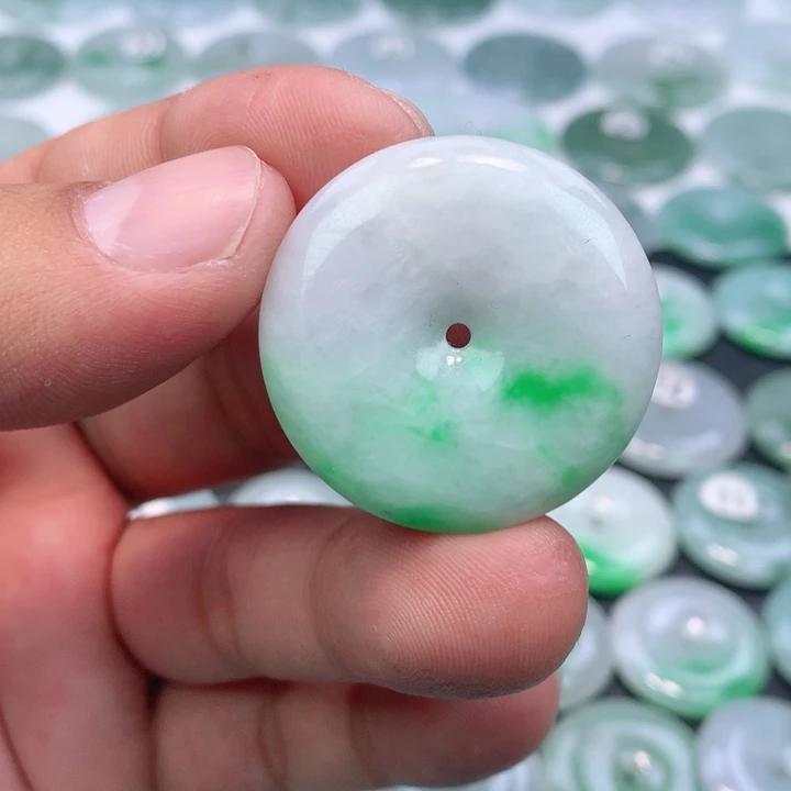 翡翠未镶嵌颈饰缅甸天然A货翡翠32.8-6.1