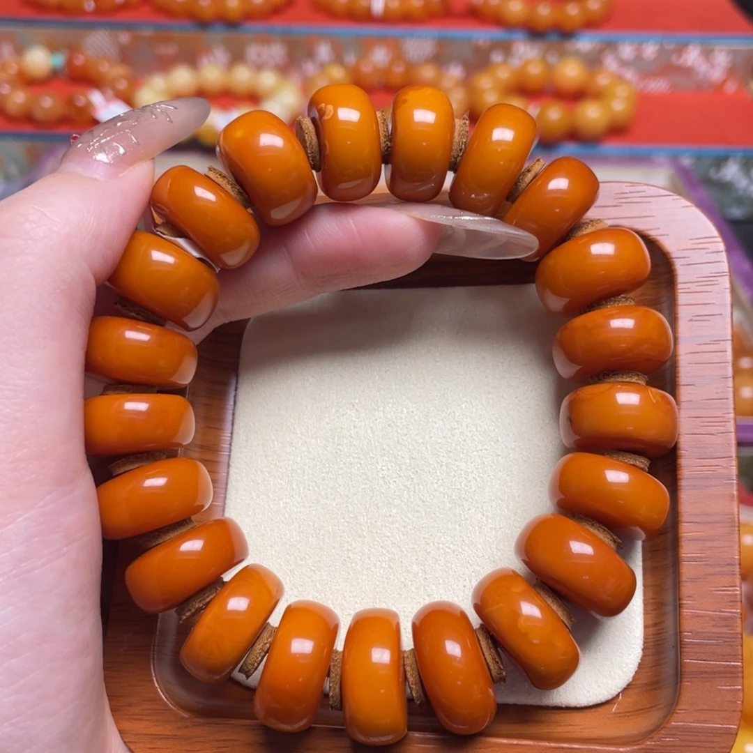 手链蜜蜡未镶嵌手串