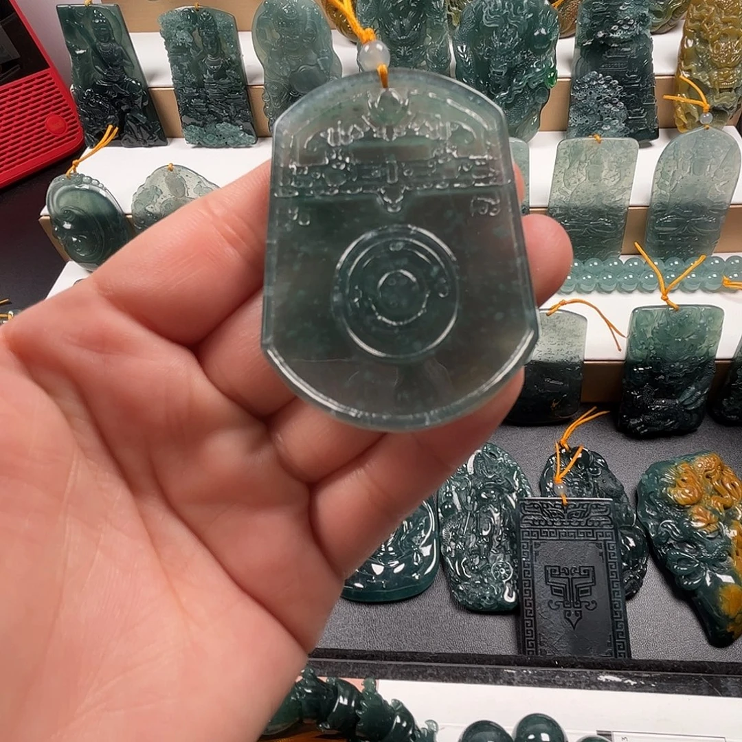 翡翠未镶嵌吊坠(不含链)纯天然A货翡翠吊坠666