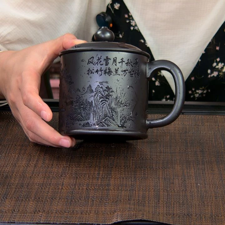 茶杯紫砂高货放漏