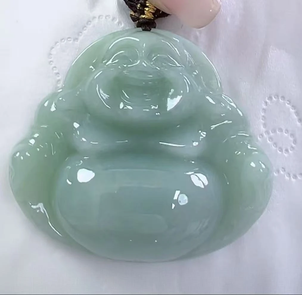 官方正品翡翠A货佛公吊坠（多样性发货发一件）宽48+高42+厚12+送绳