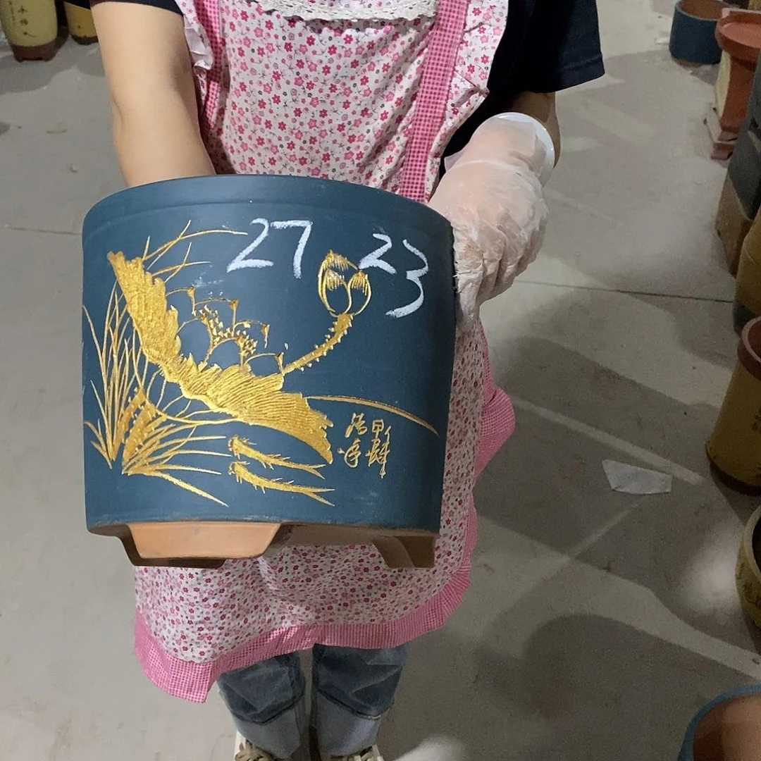 紫砂花盆紫砂花盆