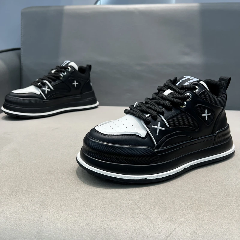 新款厚底韩版舒适男士休闲鞋轻奢国潮网红时尚百搭潮男鞋MBZ33-11