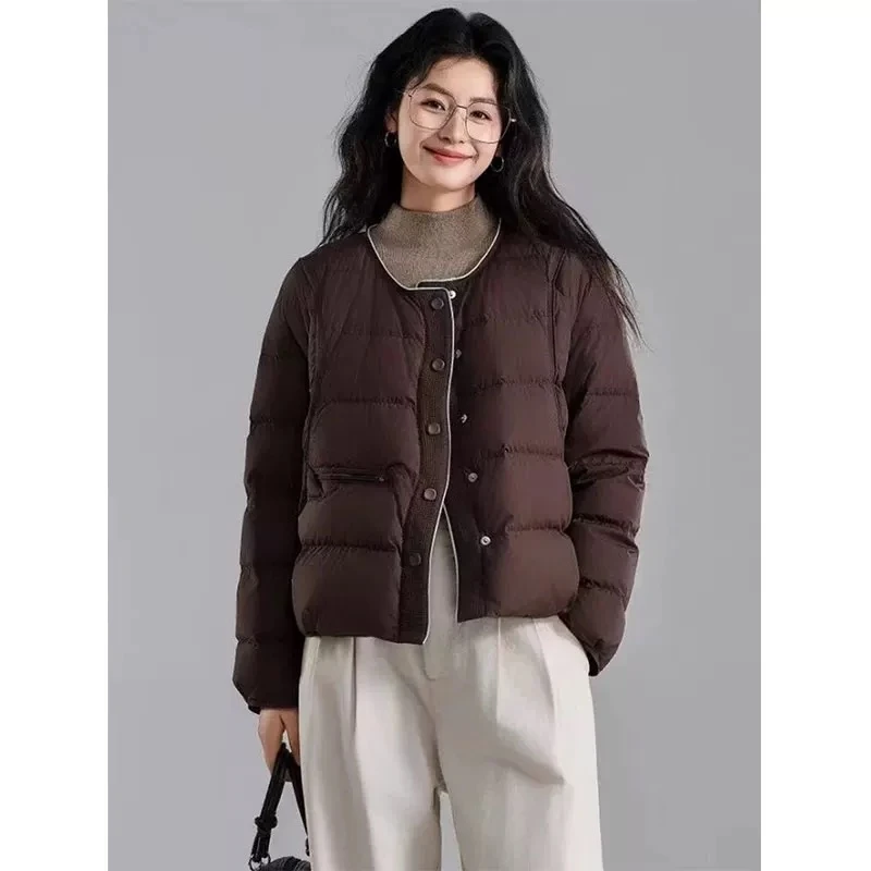 【三宅轻薄羽绒】轻薄保暖秋冬宽松百搭外套2025上衣女新款羽绒服