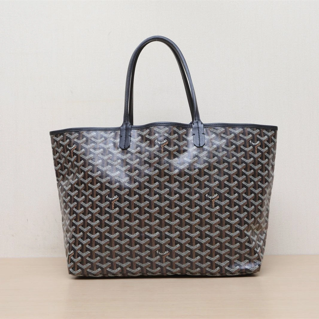 95新 Goyard 【黑黑】购物袋 子母包 34 中号 黑色