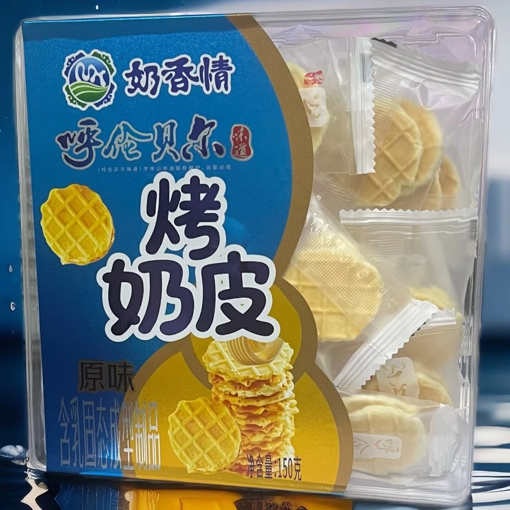 【呼伦贝尔】内蒙古特产烤奶皮鲜奶脆片酥脆可口孕妇营养零食