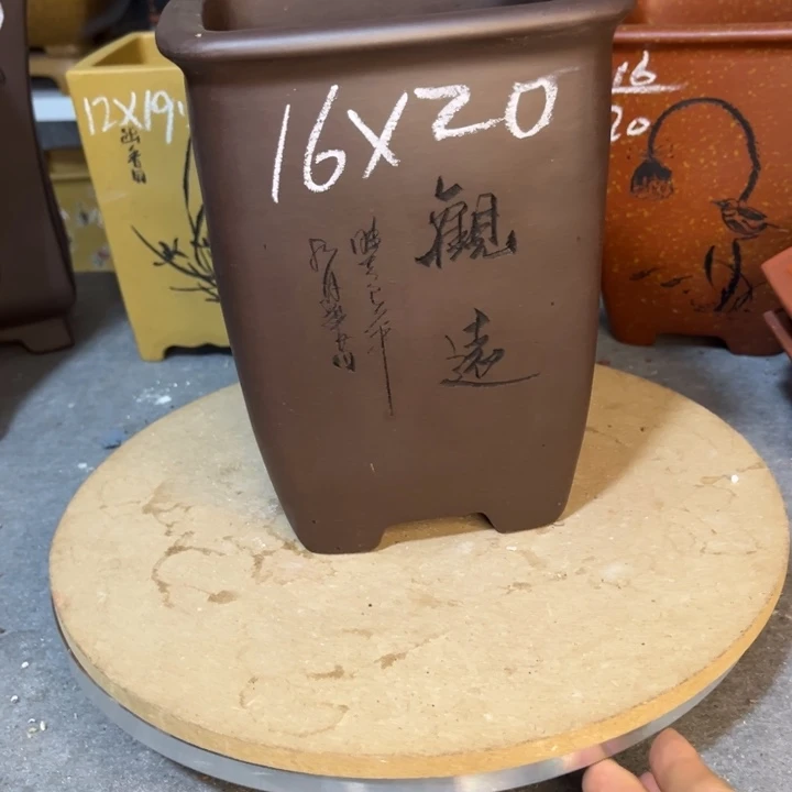紫砂花盆紫砂花盆