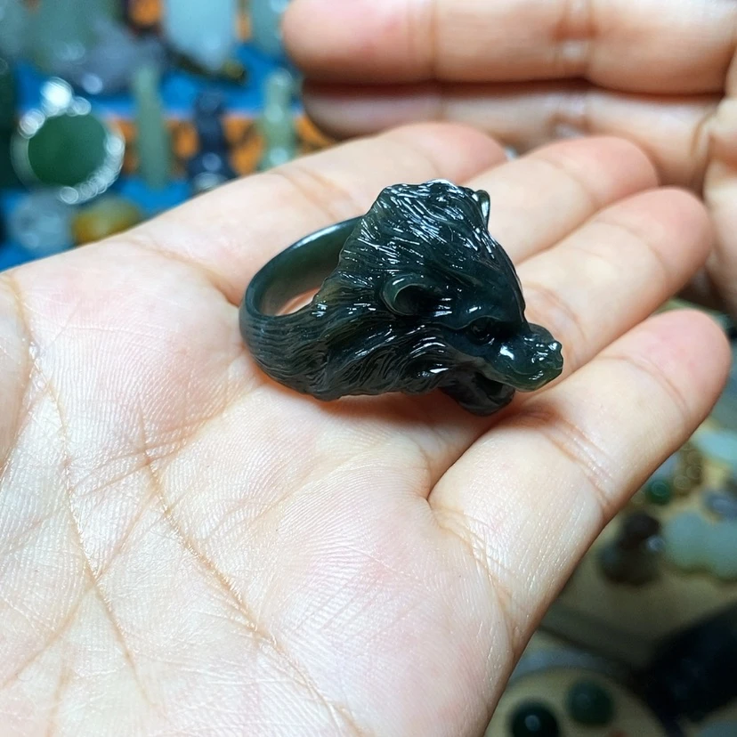 【闪购商品】未镶嵌戒指和田玉杨****r