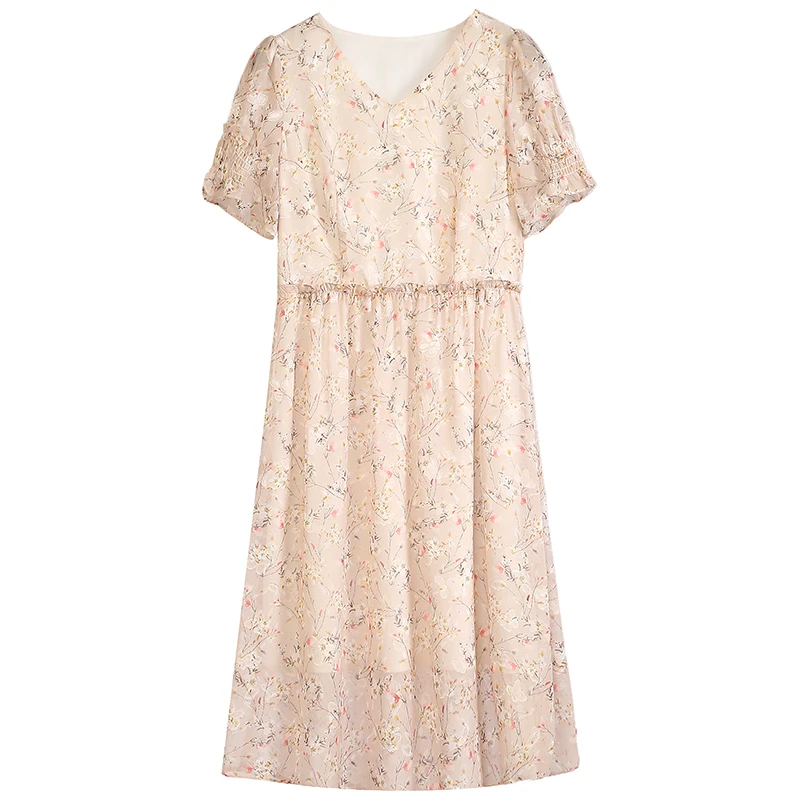 L1690-伍莎服饰云仓百搭时尚新款连衣裙夏季#RSM36L081