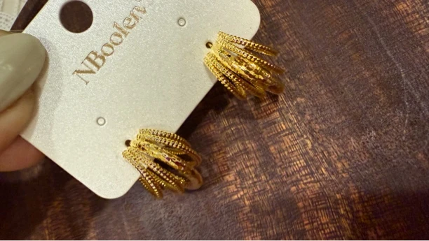 铜合金耳饰 Dlzea气质耳环复古法式欧美百搭个性首饰101