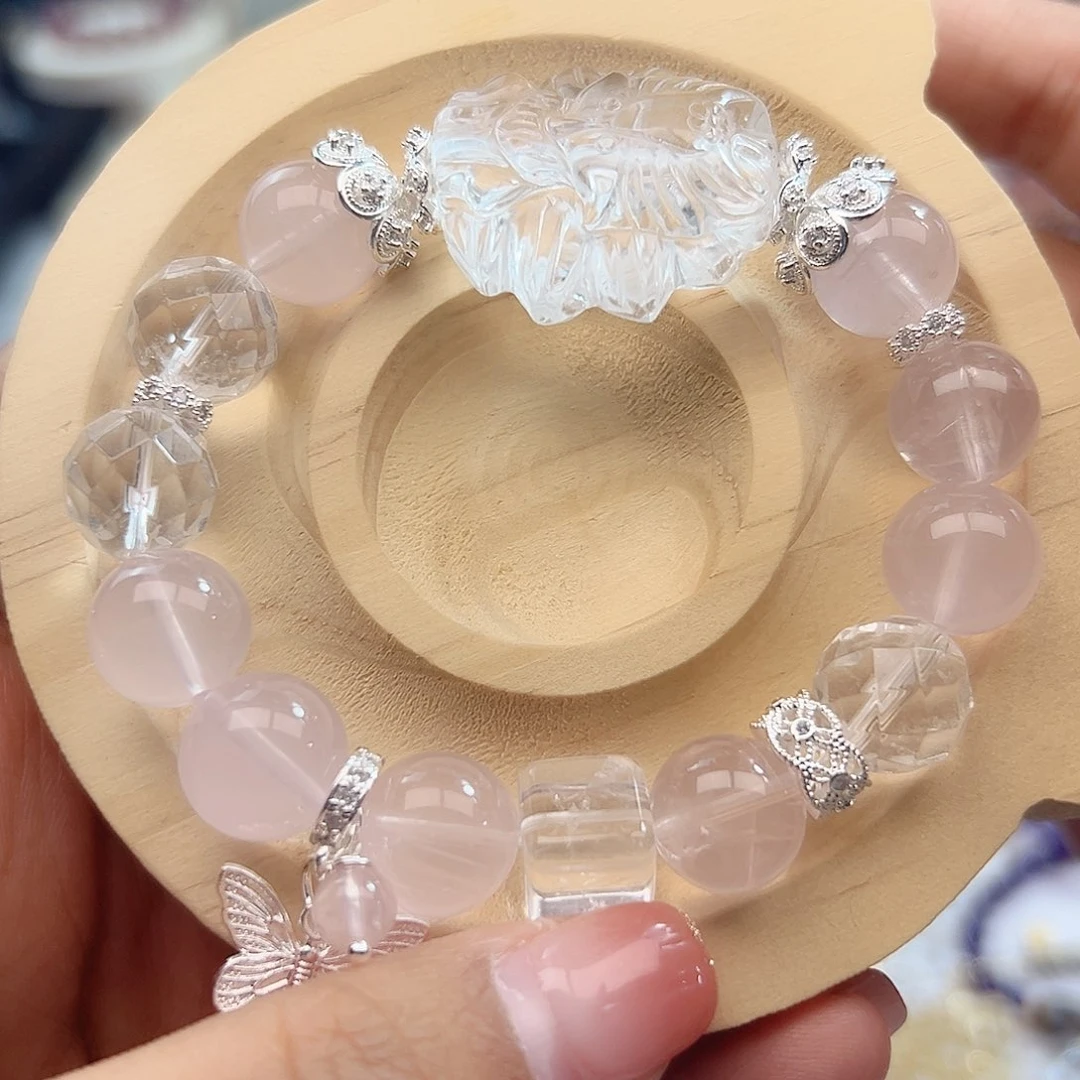 水晶手串未镶嵌水晶手串