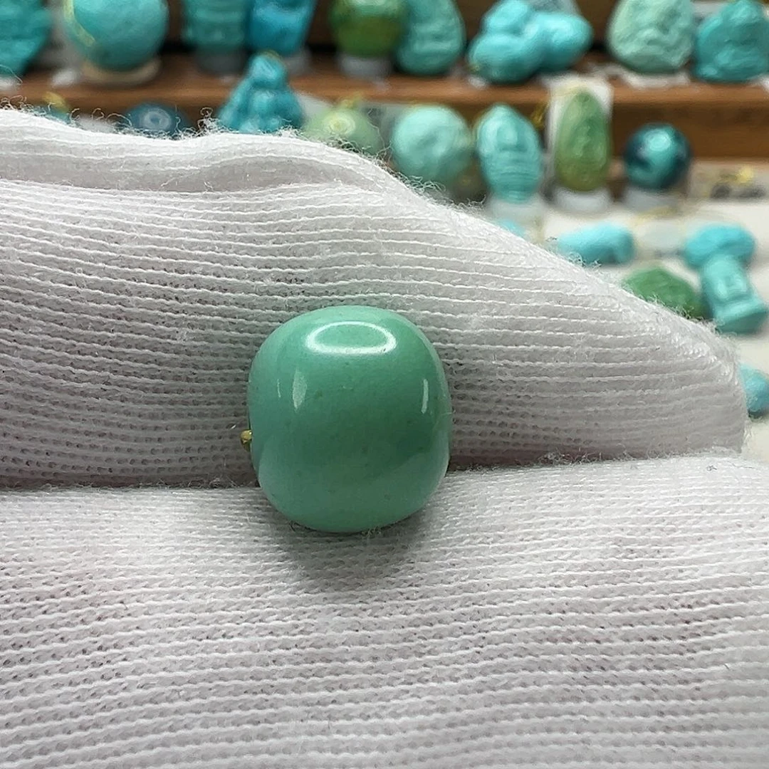 绿松石老型珠 未镶嵌