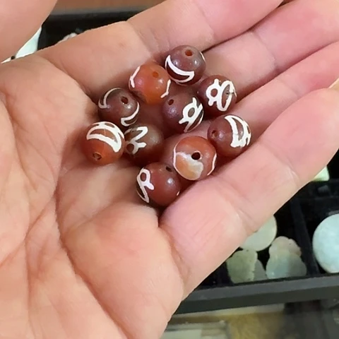 玛瑙/玉髓手链合金邢****州