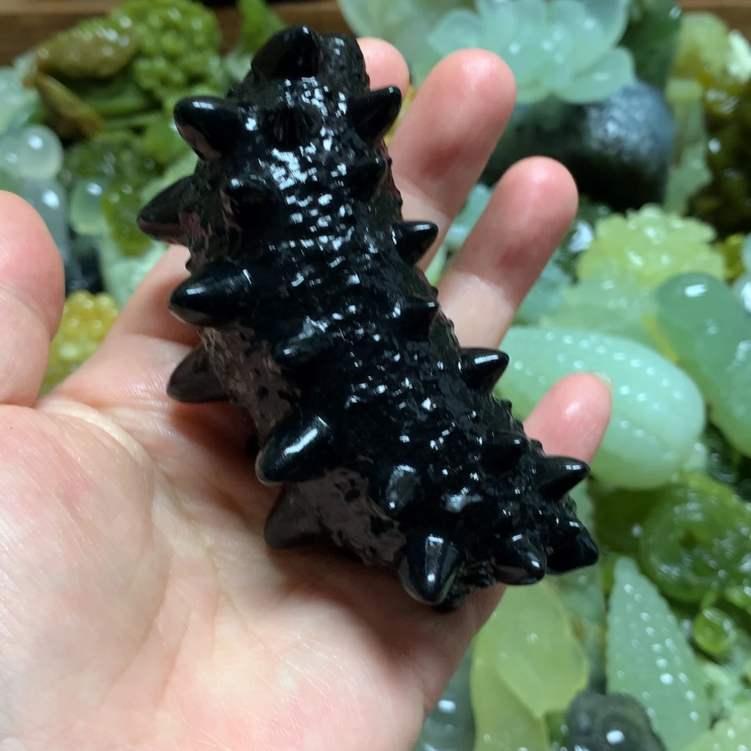 岫玉未镶嵌手把手把