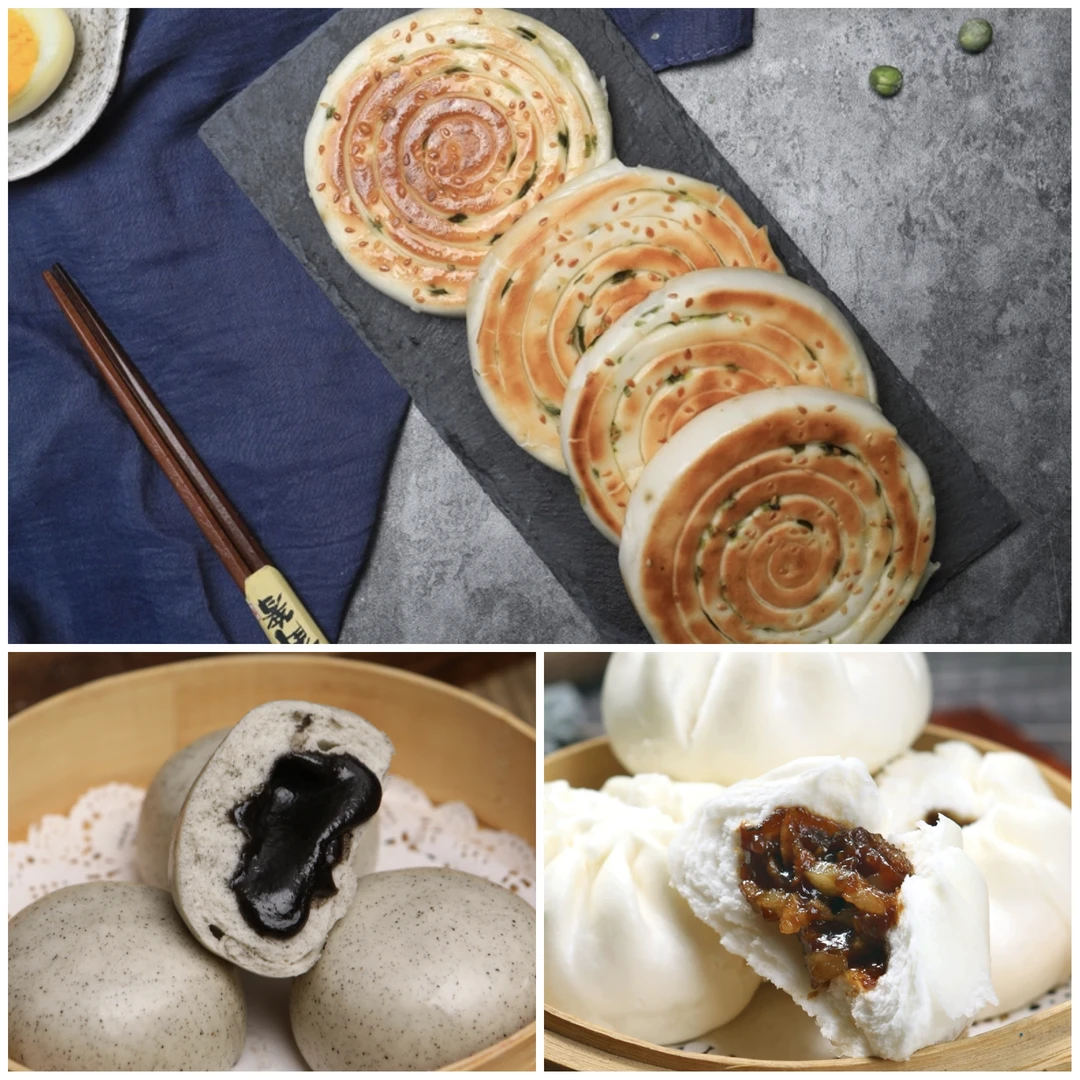 直播套餐 酒楼早餐组合广式特色包点