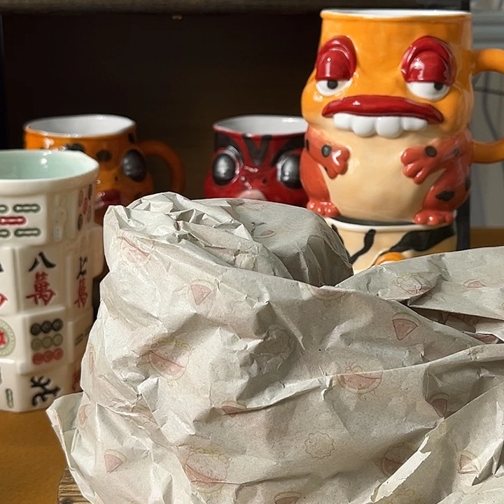 没***的盲盒猫爪杯可爱微瑕一号