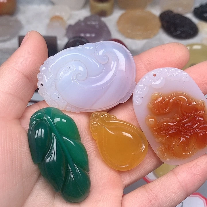 玛瑙/玉髓颈饰未镶嵌H*