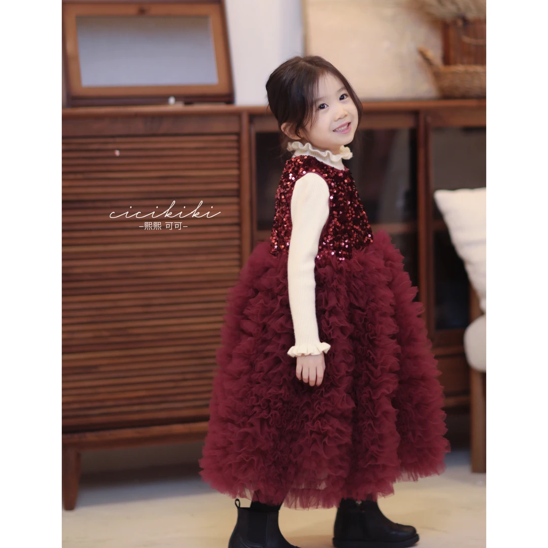 现货【赛琳娜】女童时尚气质秋冬款儿童汉服连衣裙熙熙可可LYQ2431