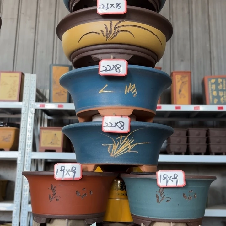 紫砂花盆            100-8