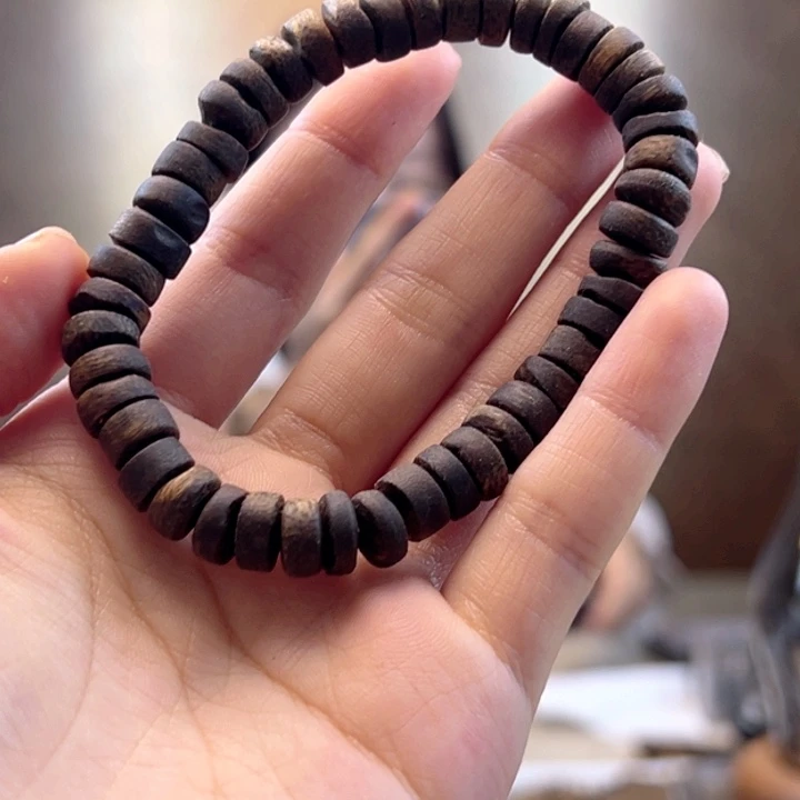 手串沉香卡8单圈沉水