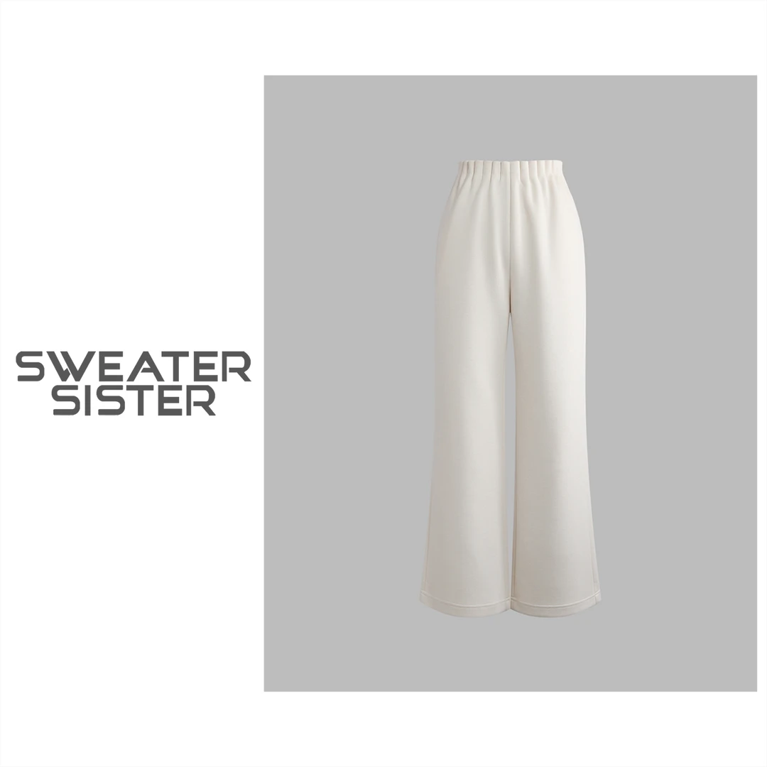 褶皱收腰垂感直筒裤窄版显瘦休闲裤女551-208