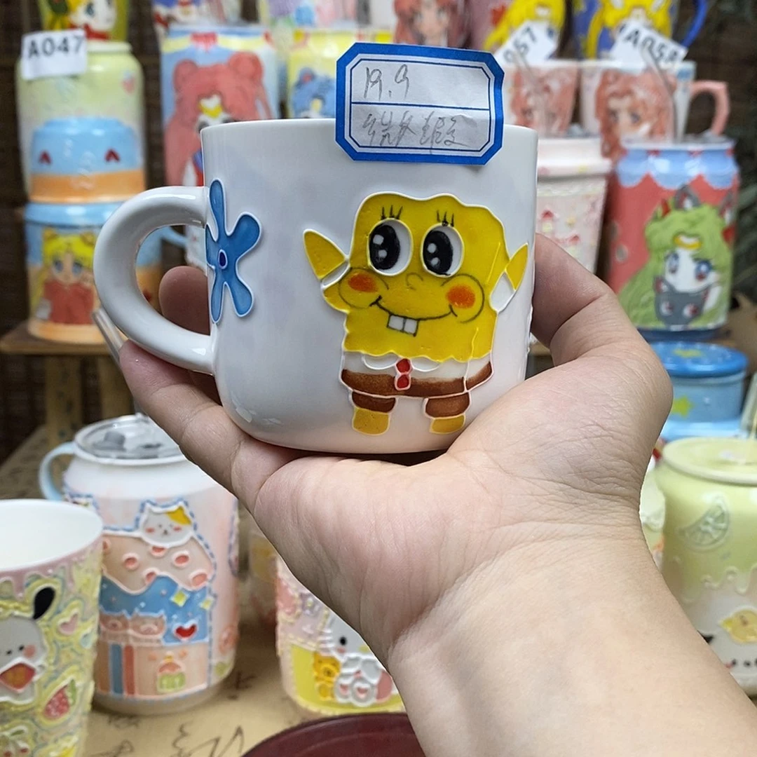 杯子景德镇陶瓷可爱杯