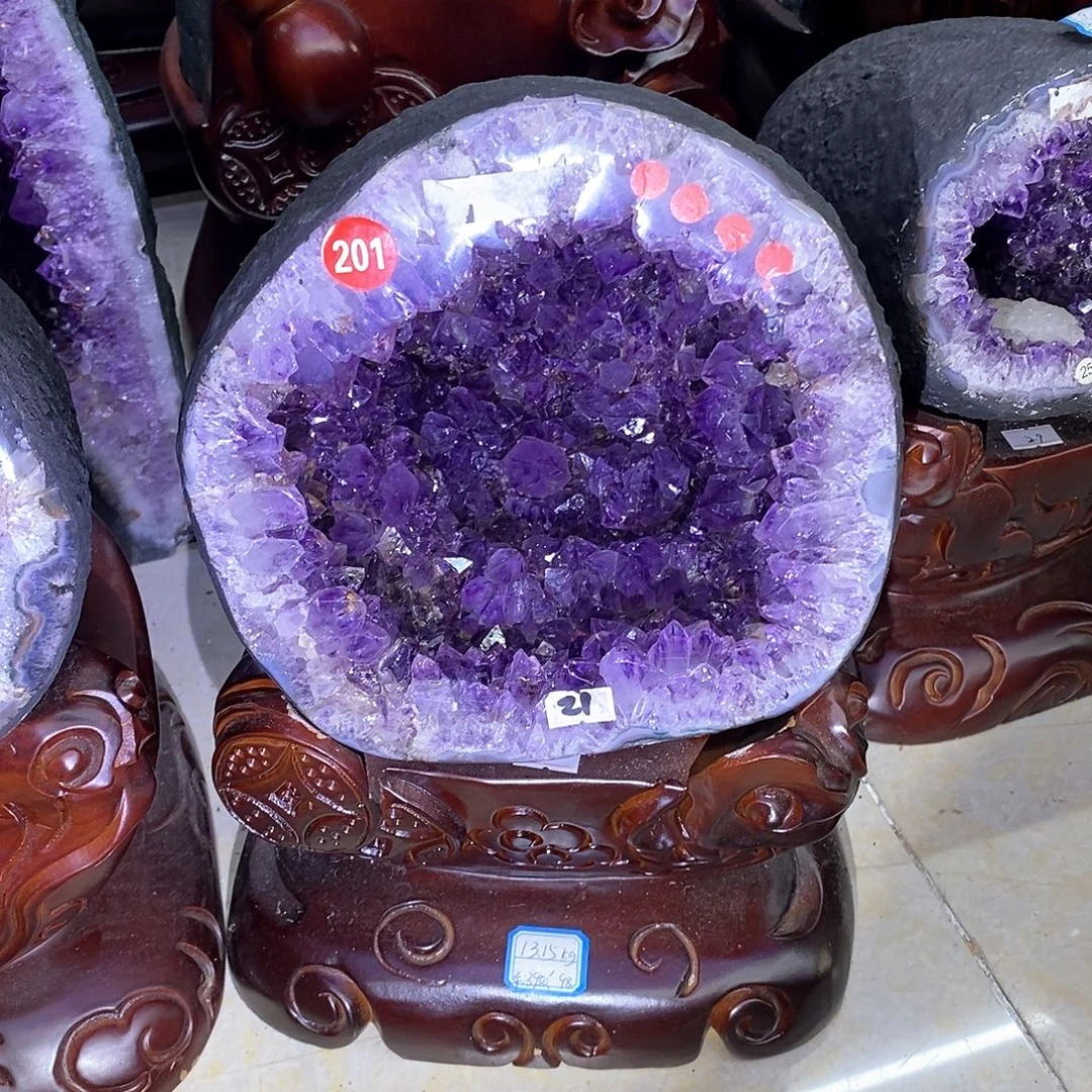 未镶嵌大型摆件（非配饰）紫晶小潘