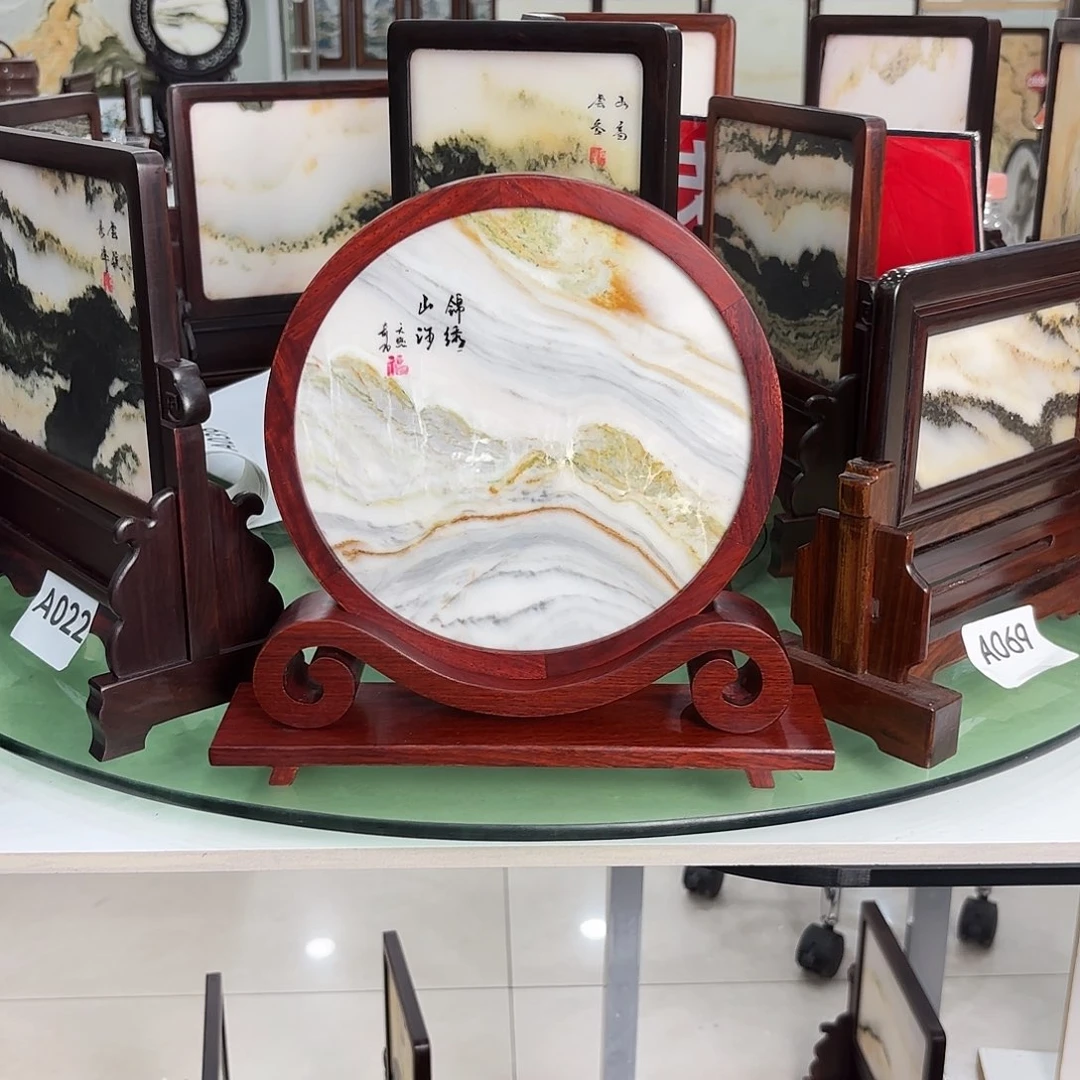 石材天然云石摆件摆件