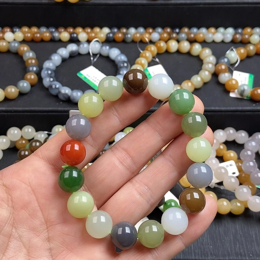 和田玉未镶嵌手链