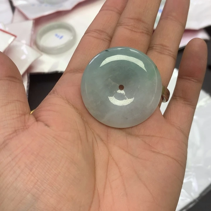 生****翡翠手镯未镶嵌天然缅甸翡翠平安扣