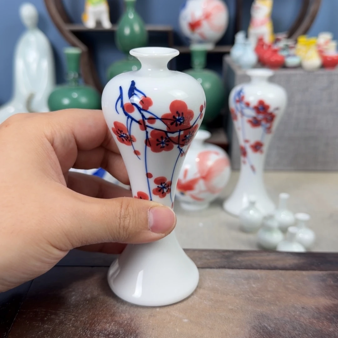 陶瓷手工小花器摆件