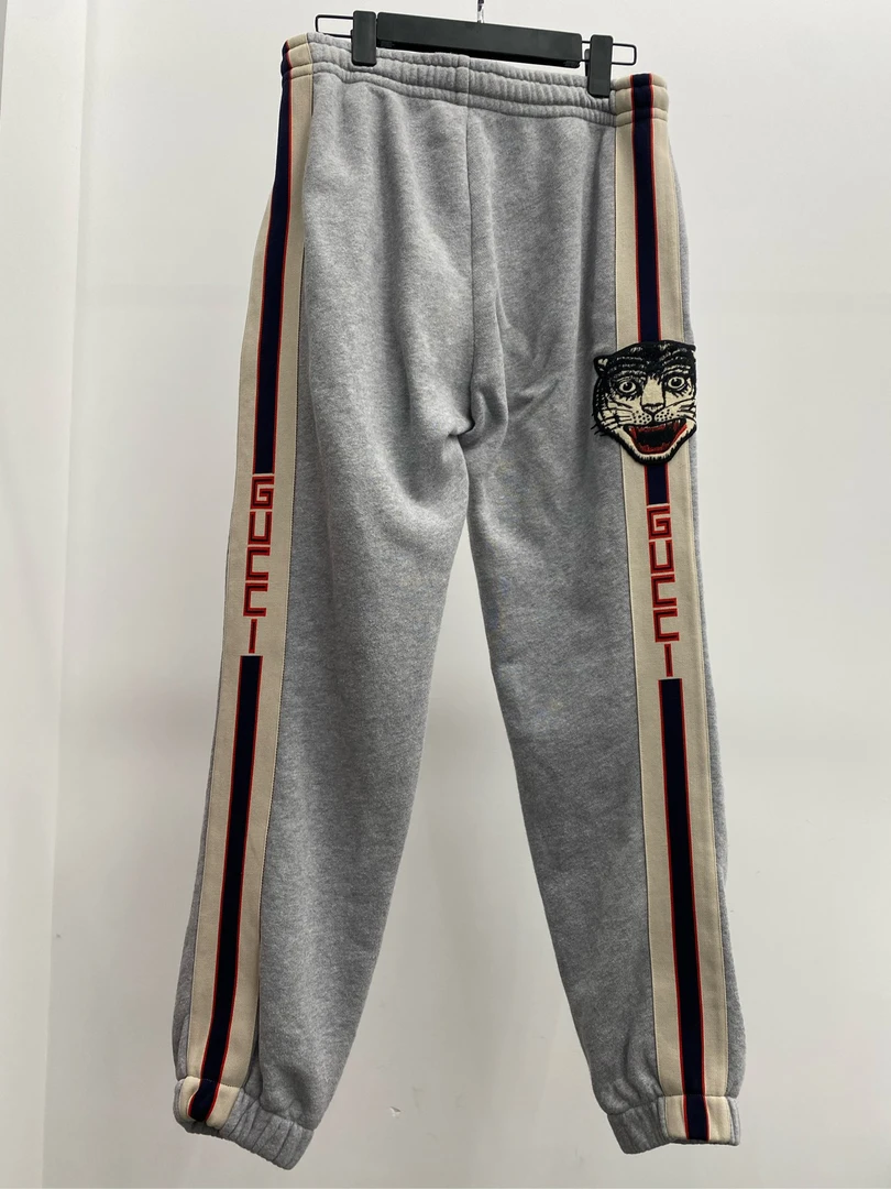 95新 GUCCI/古驰 XW 11520316 字母提花刺绣图案运动裤 S