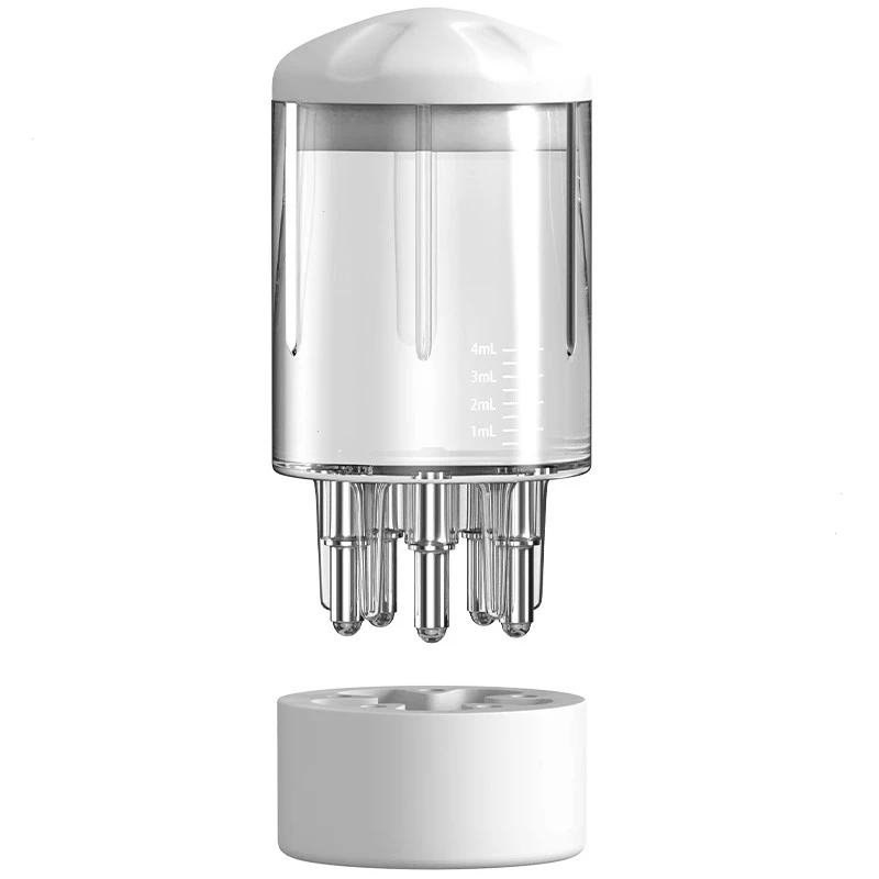 头皮米诺上药器头部地尔1ml 滚珠按摩梳头发液导液精油涂抹器