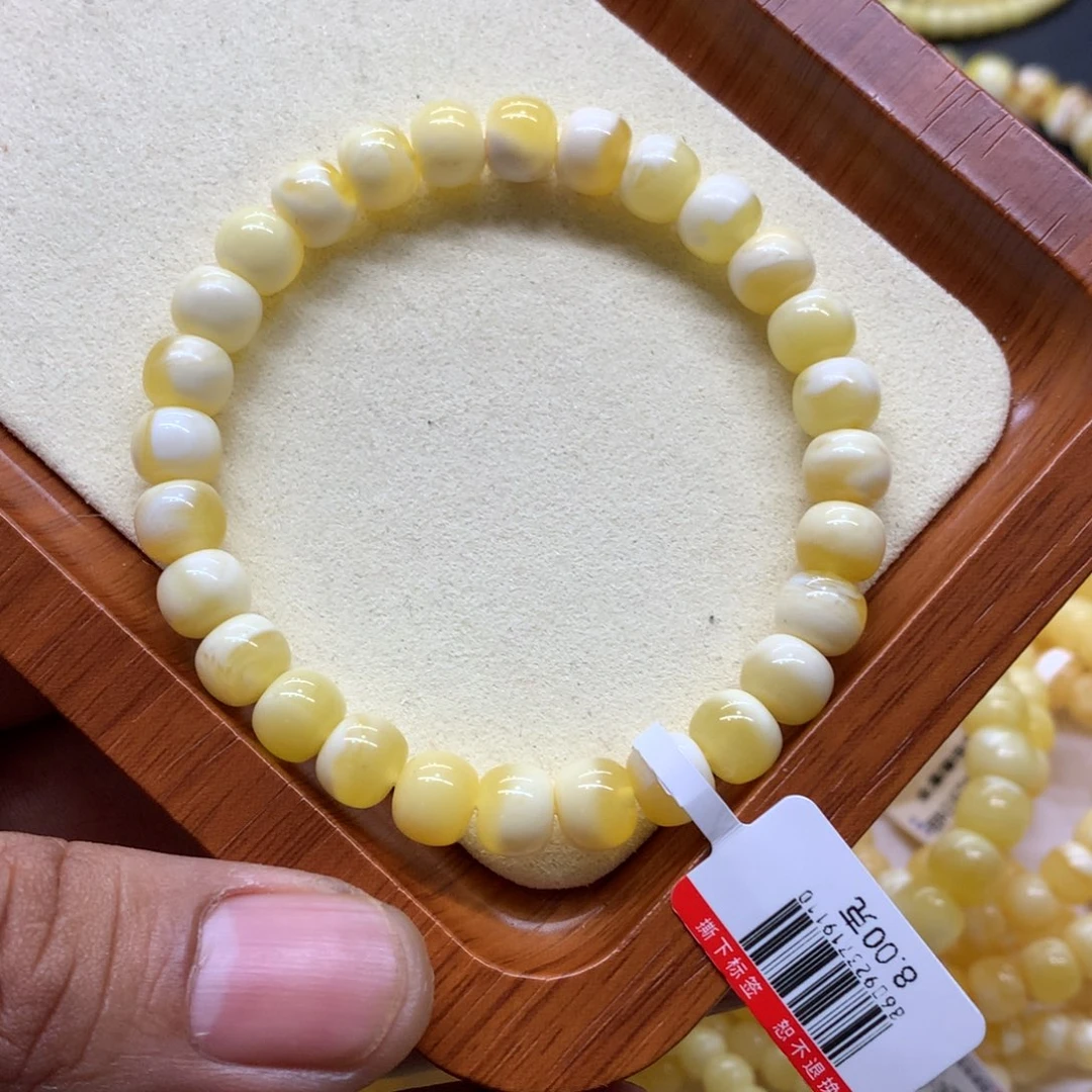 蜜蜡未镶嵌手链蜜蜡