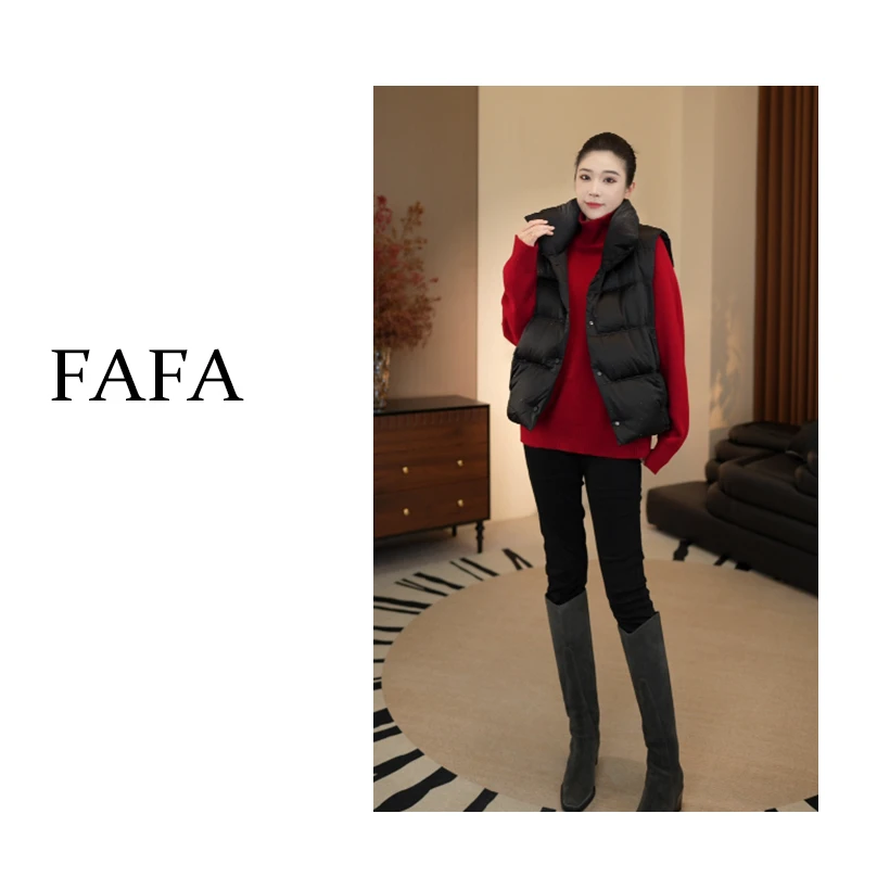 ‘FAFA’【星光闪闪】秋冬新款洋气时尚立领保暖羽绒服