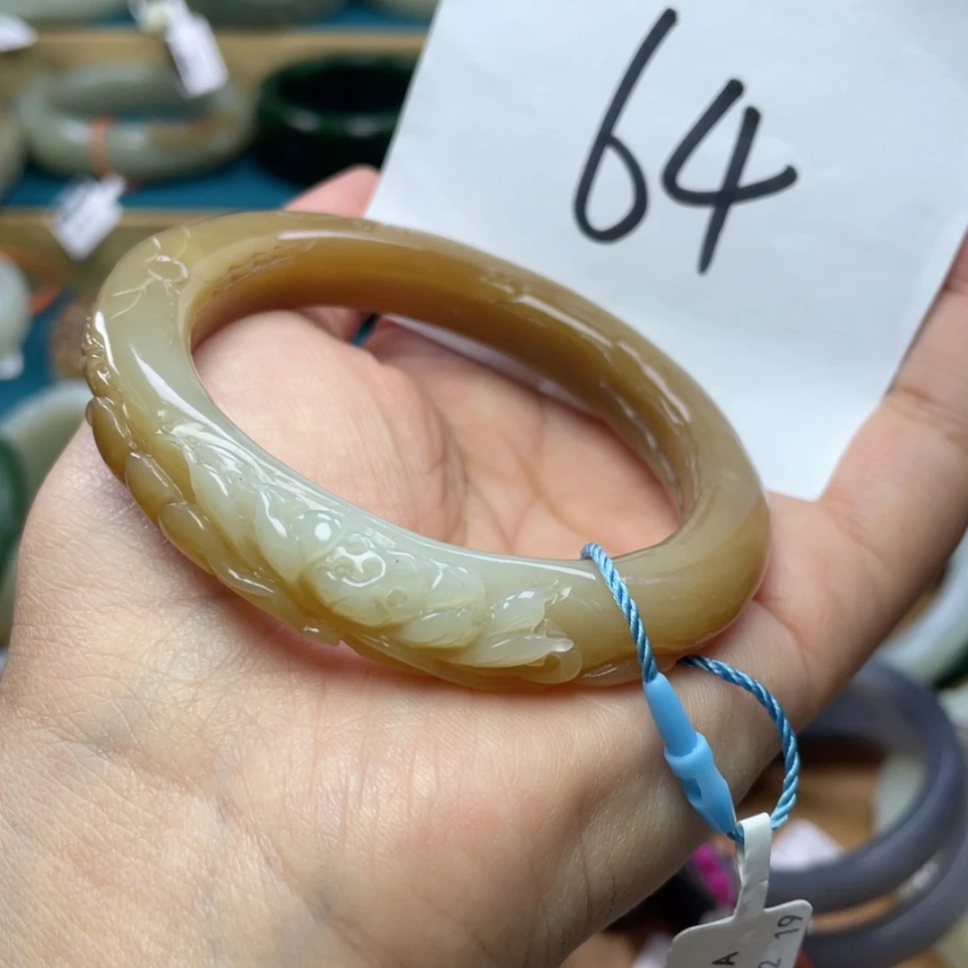 未镶嵌手镯和田玉圈口54