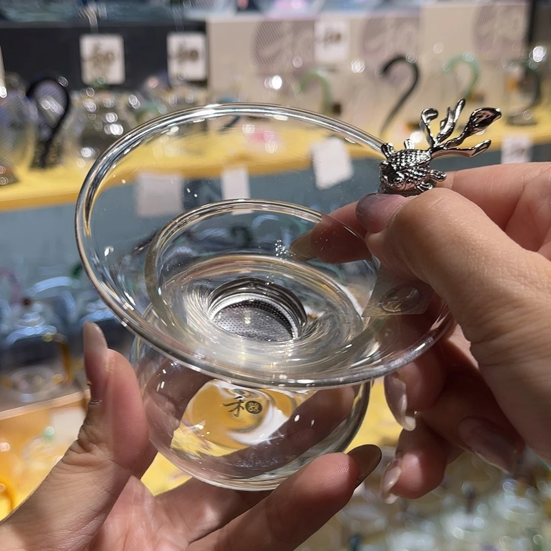 禾器银鱼茶漏茶滤