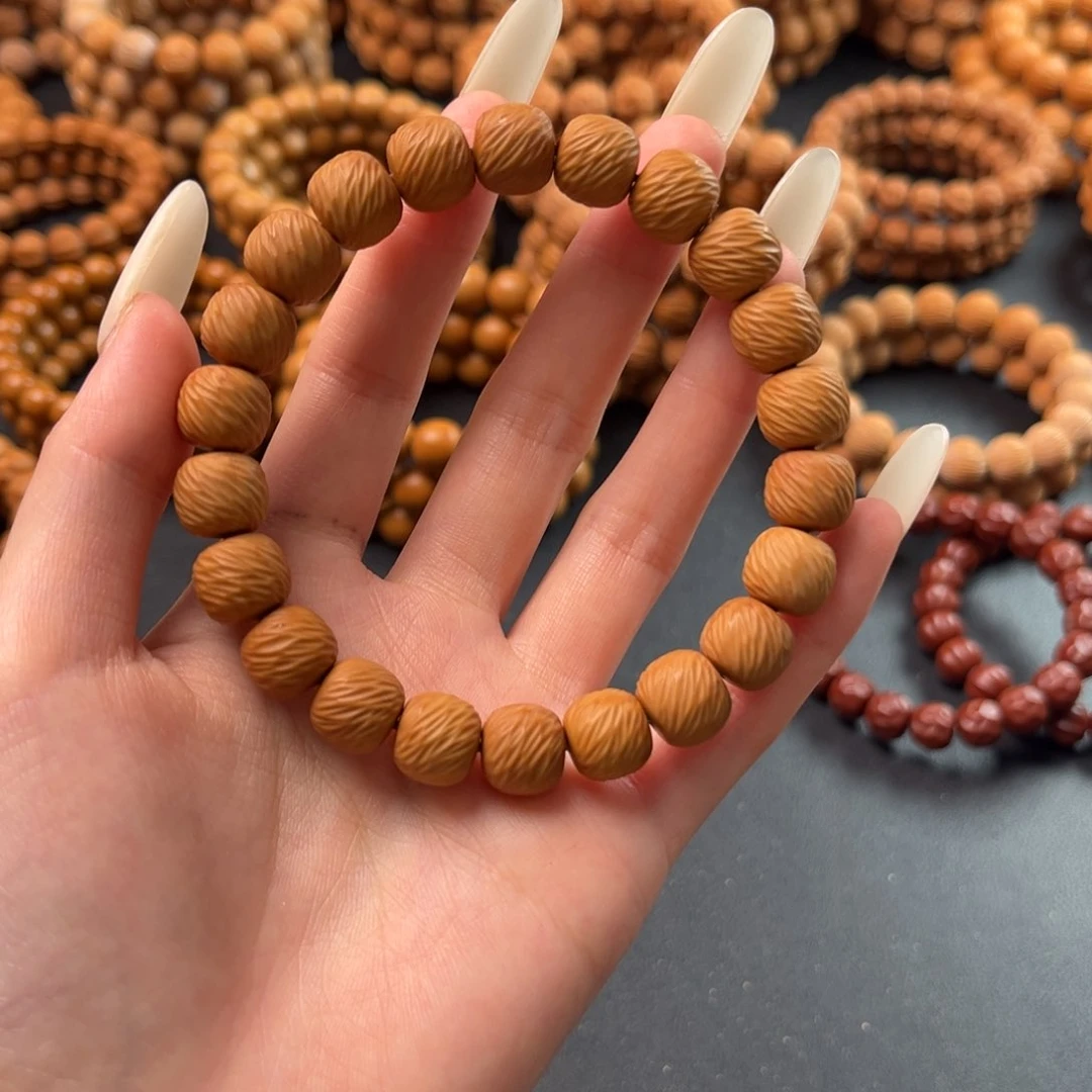 猴头核桃手串全品无暇小云锦