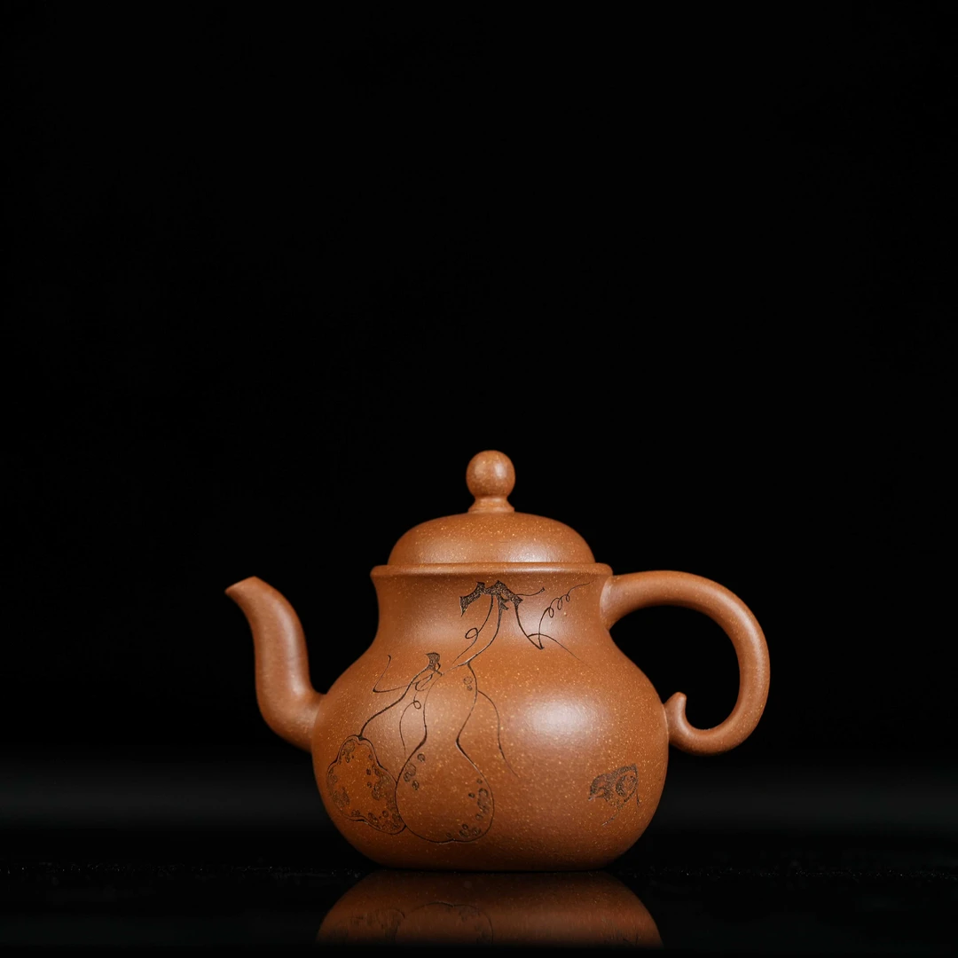 【匋斋】宫灯.福禄小鸡/黄金段