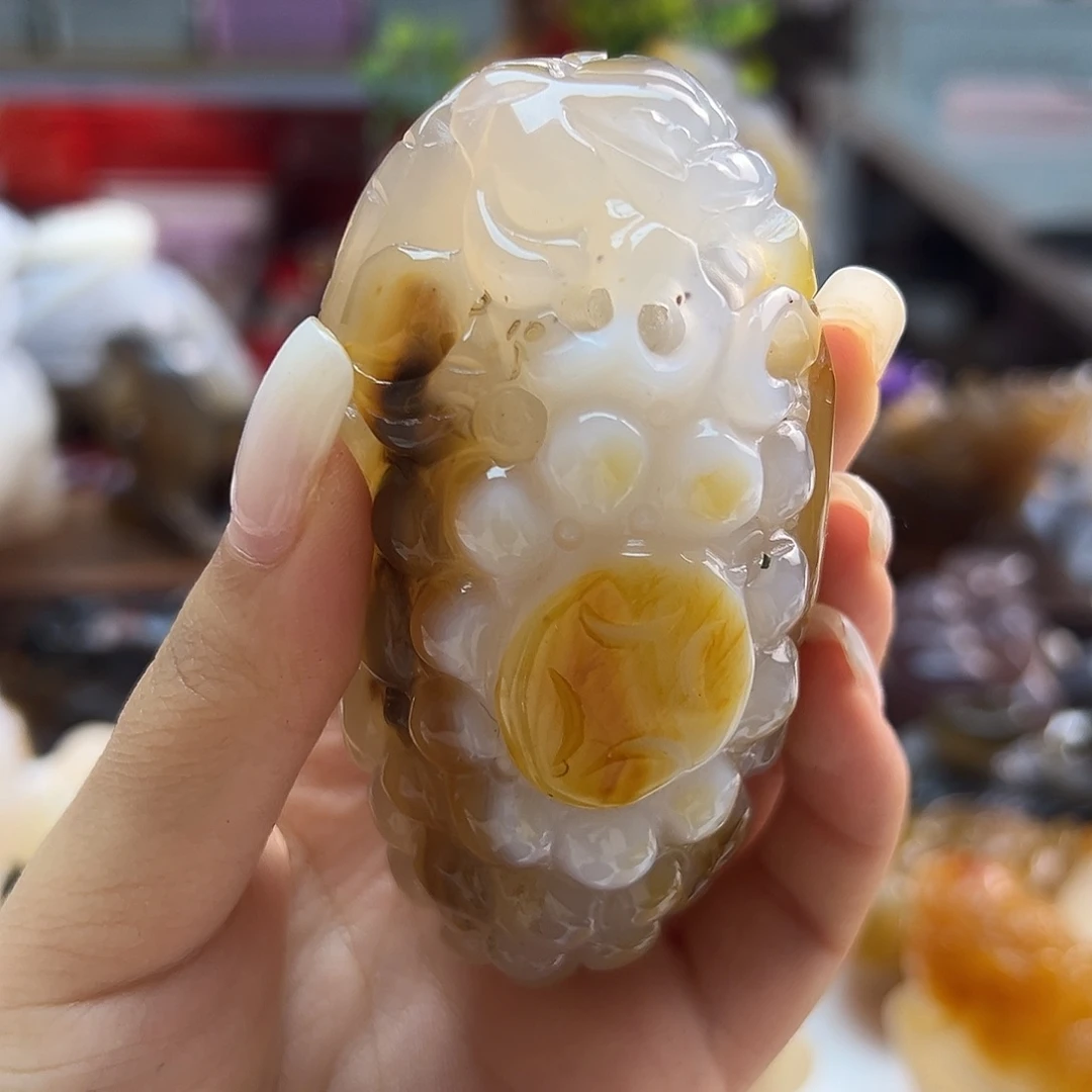 玛瑙/玉髓未镶嵌吊坠(不含链)