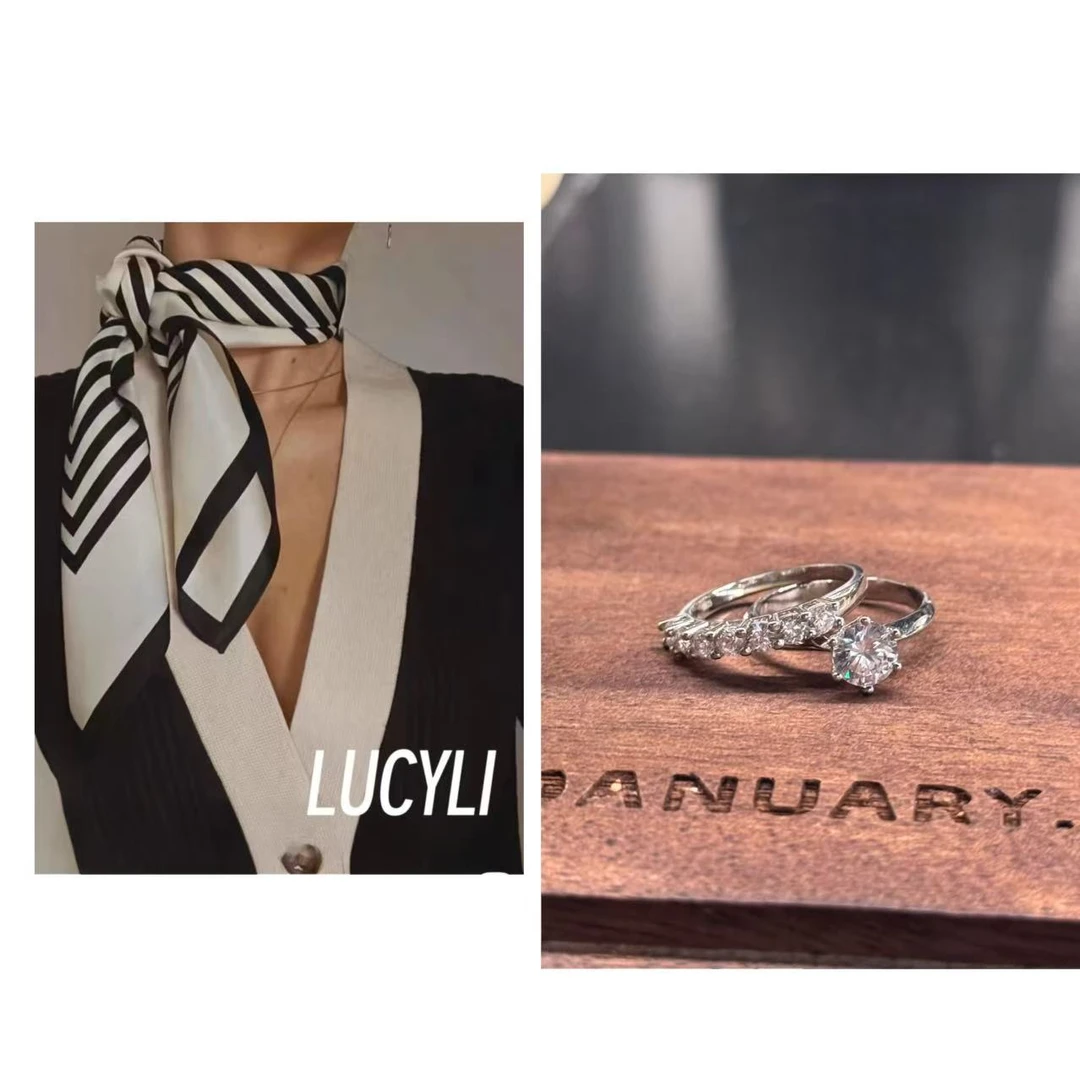 合金合成锆石戒指 LILI CH-03-15《TT经典单砖。戒子》戒指