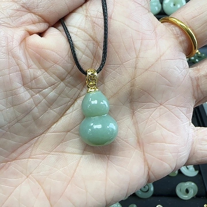 和田玉吊坠(不含链)银S925镶嵌