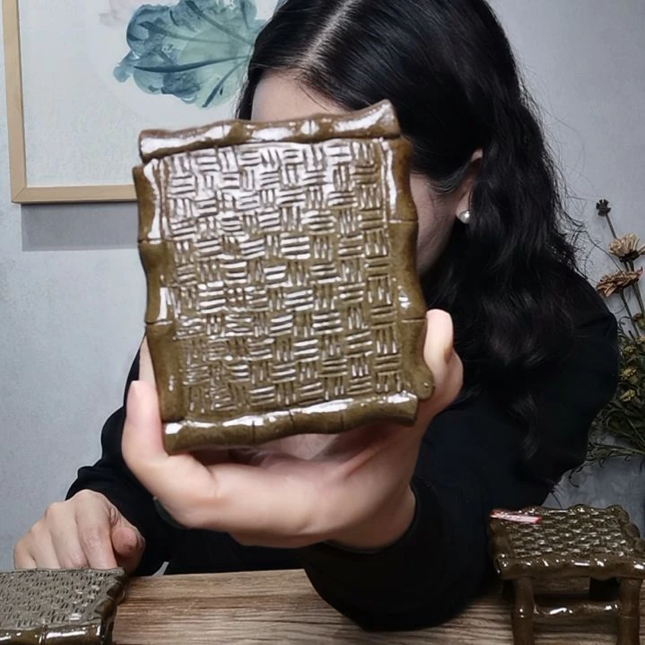 粗砂羲娲娃系列作品竹桌诗**方