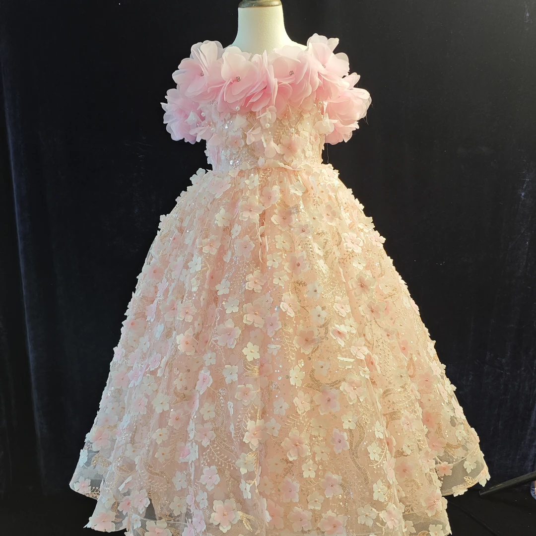 礼服公主裙演出服女法式走秀少女风千金风礼服