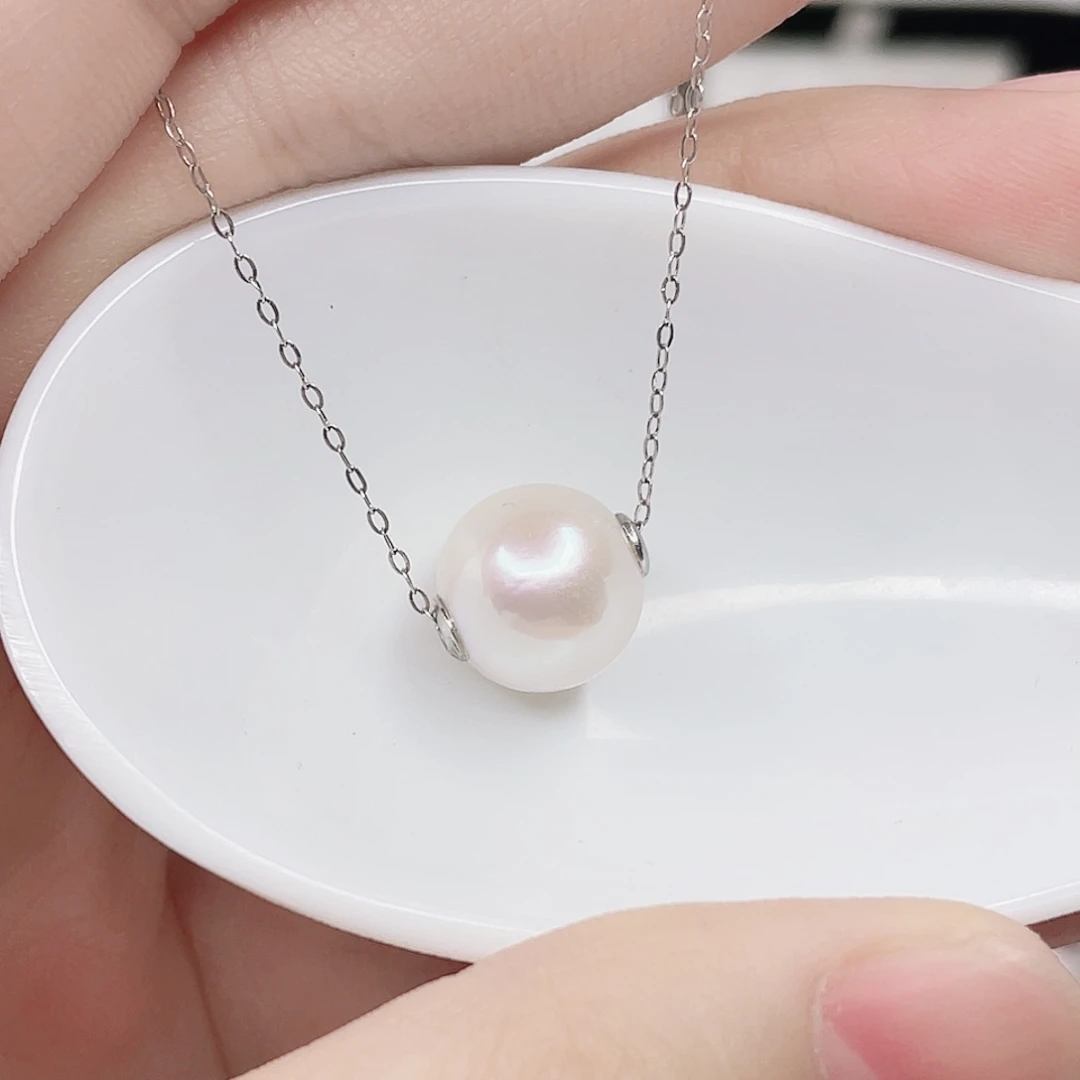 银S925镶嵌吊坠(赠链)淡水珍珠