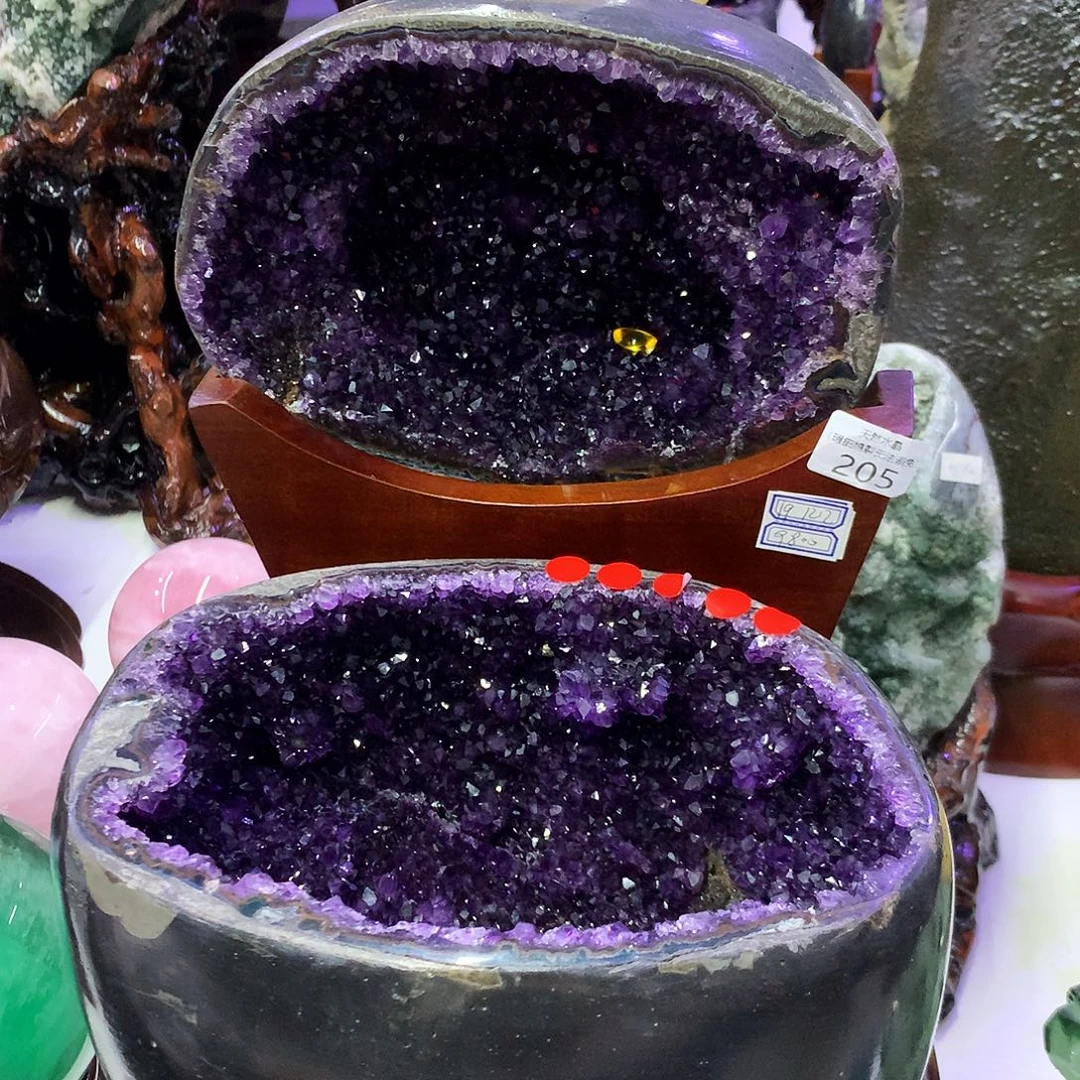 大型摆件（非配饰）水晶未镶嵌朱