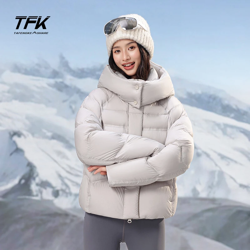 TFK2025新款面包服泡芙女款短款羽绒服HD5010