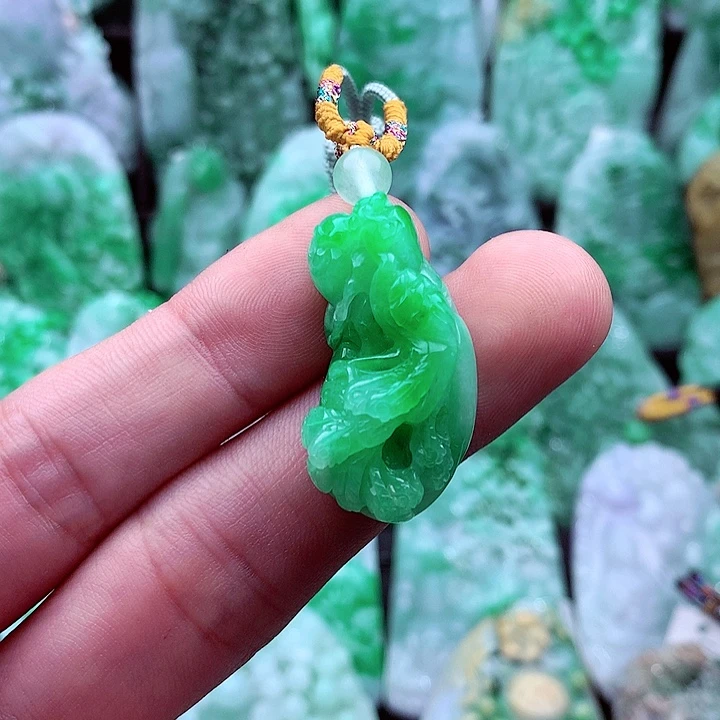 翡翠吊坠(不含链)未镶嵌电****防