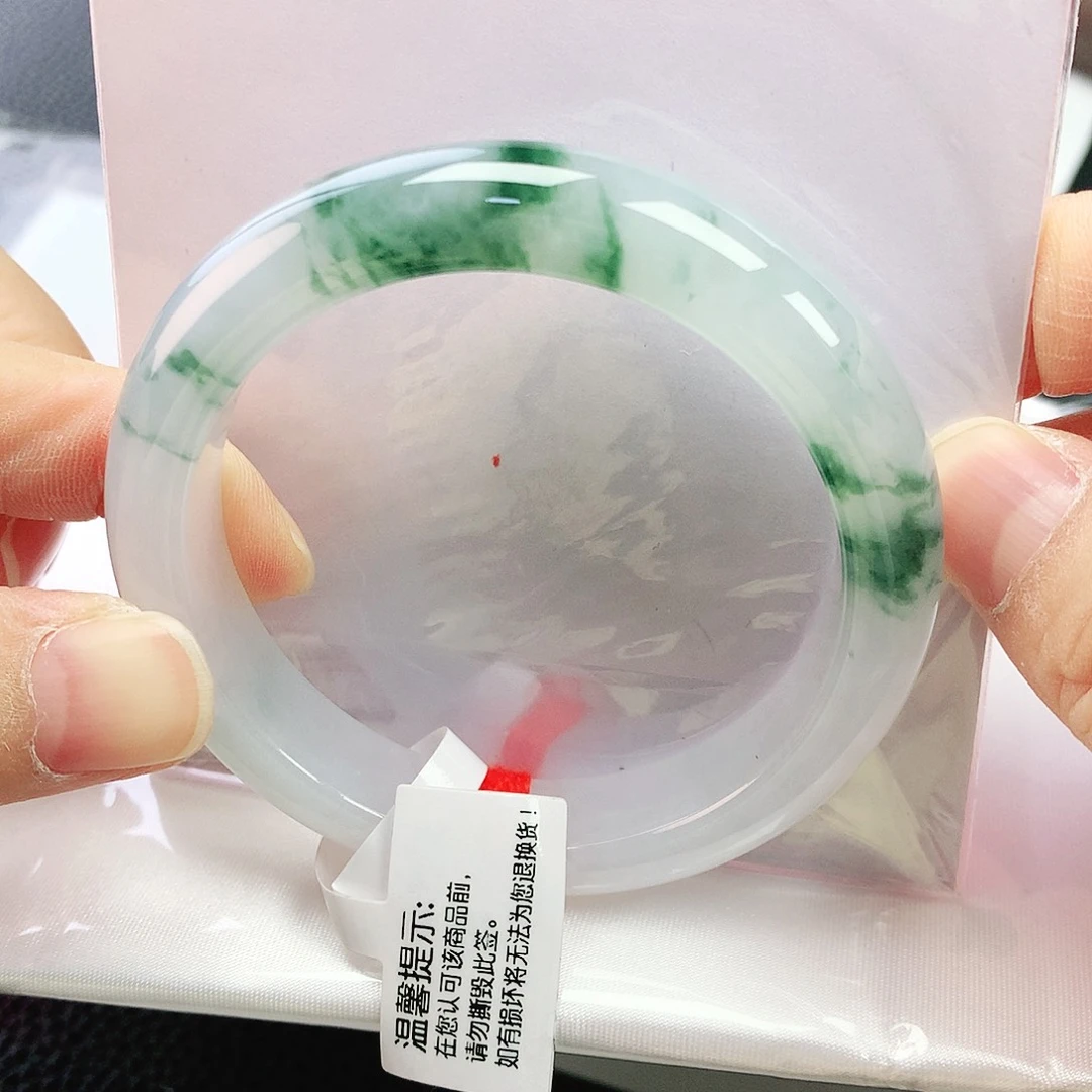 未镶嵌手镯翡翠52圈