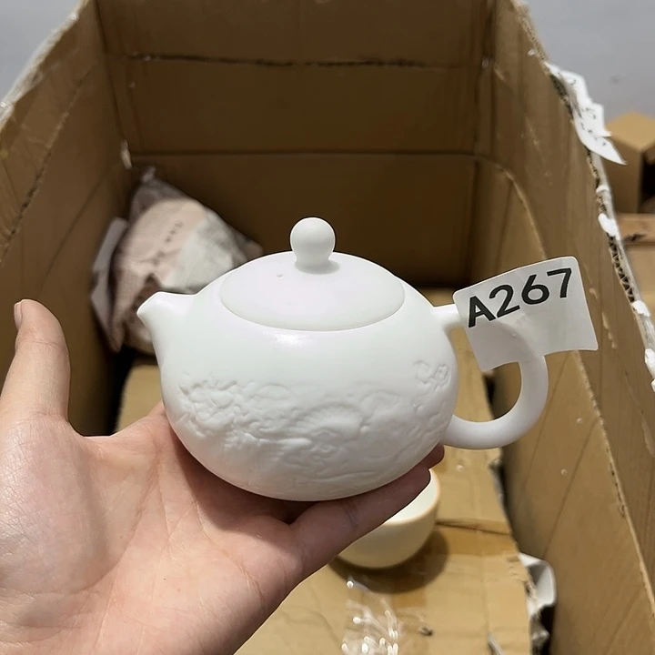 瓷片茶摆件工艺品摆件666